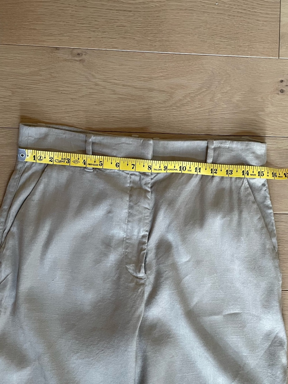 Everlane Linen Trousers Khaki Size 6 - Picture 6 of 10